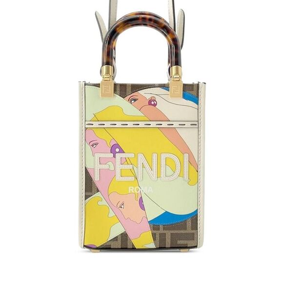 Pre Loved fendi Women Brown Satchel - Picture 1 of 8